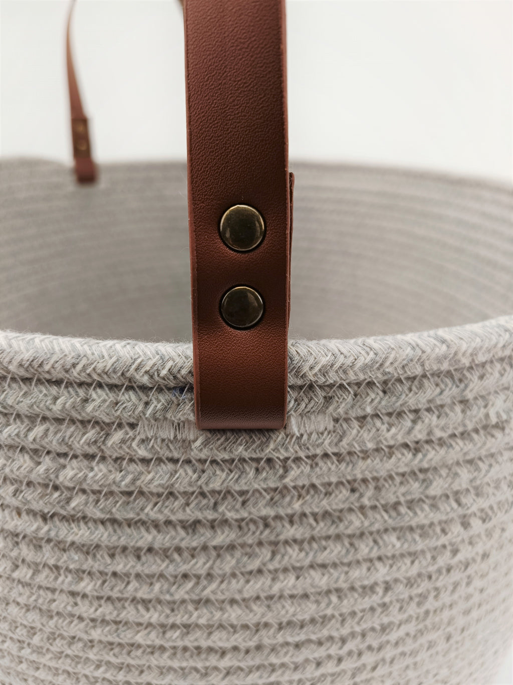 Cotton rope storage basket