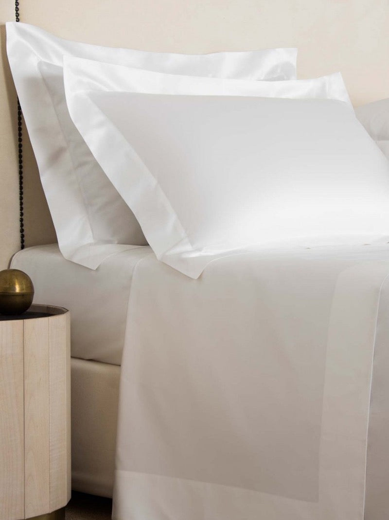 Plain white bedding set