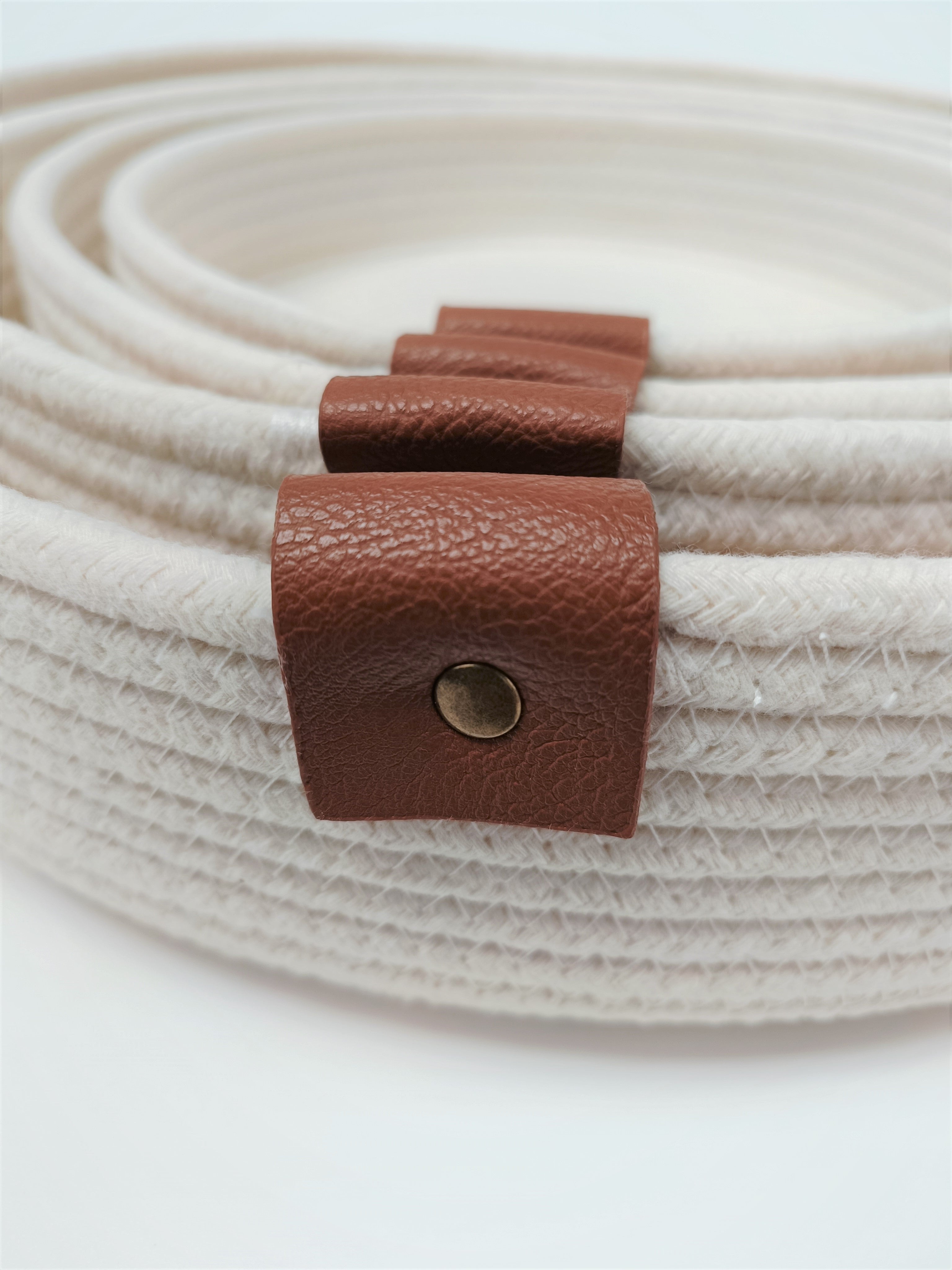 Cotton-rope basket tray