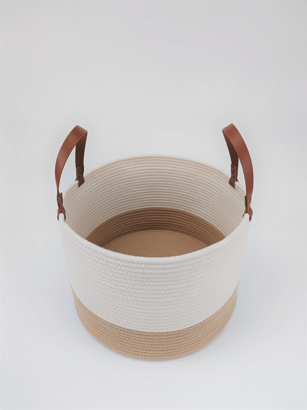 Cotton rope storage basket