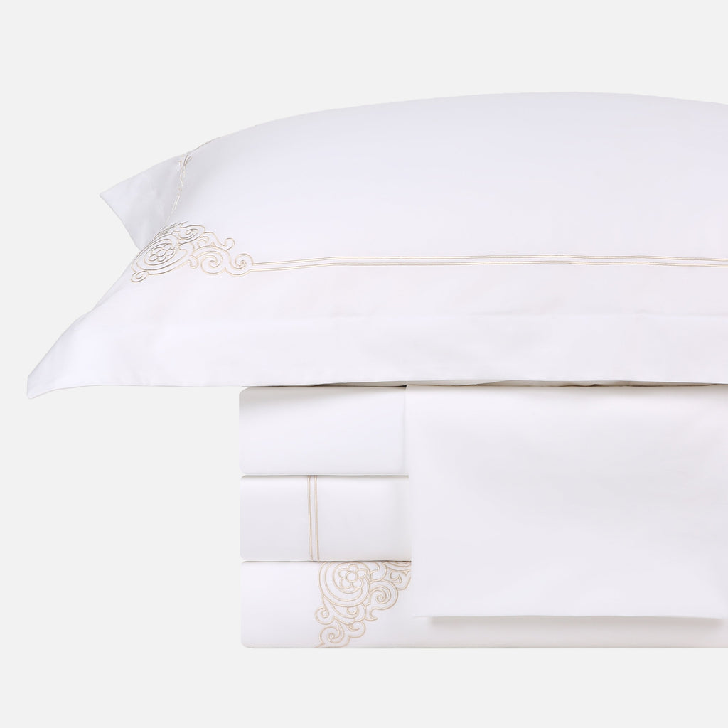 Embroiled duvet cover sets