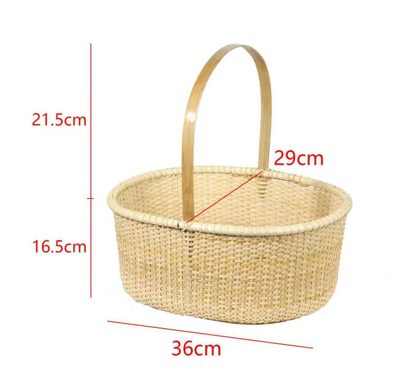 Picnic basket without lid