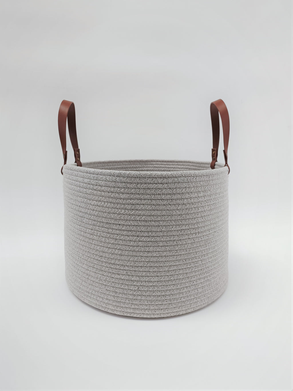 Cotton rope storage basket