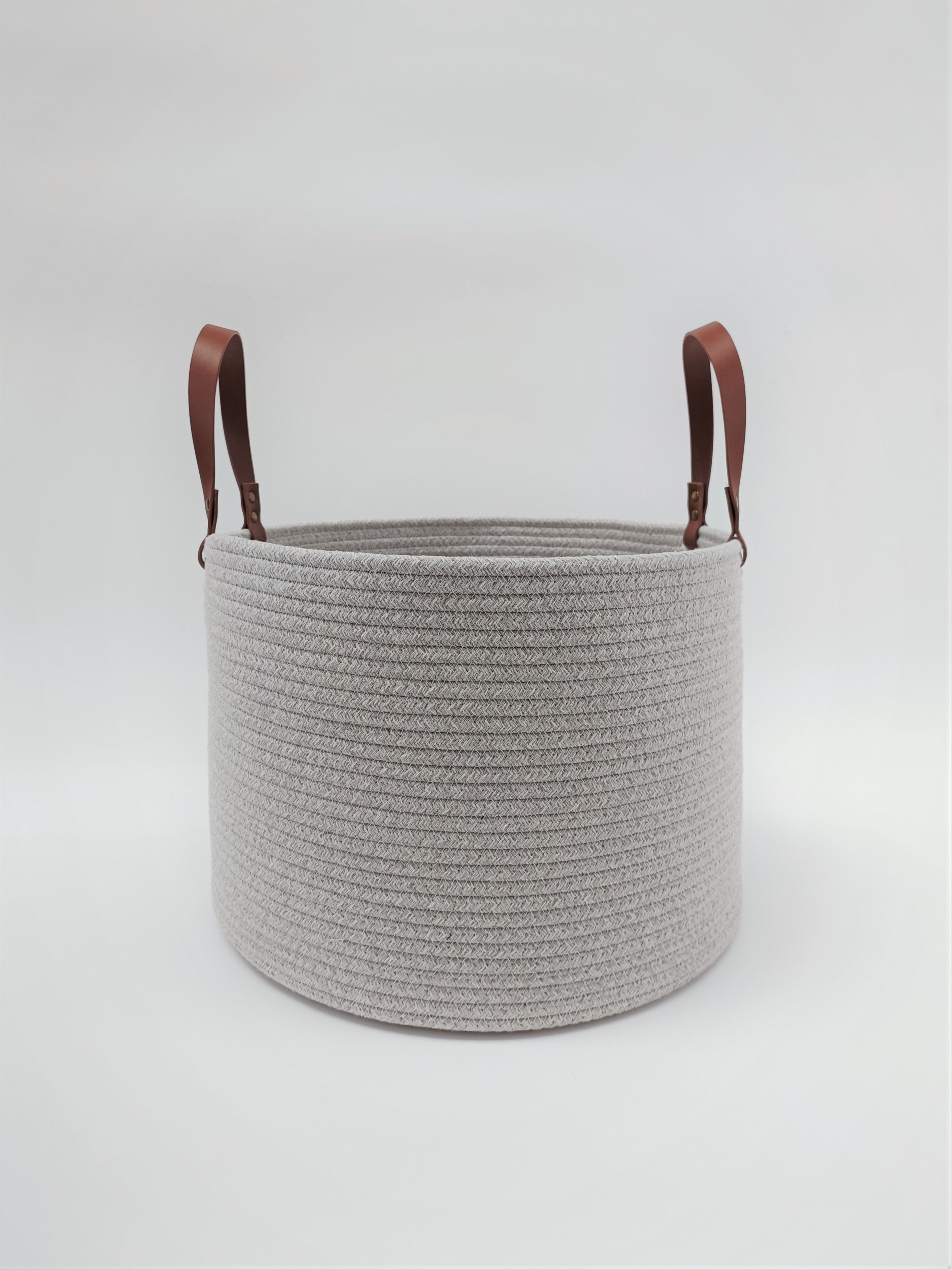 Cotton rope storage basket