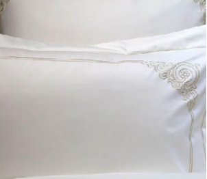 Embroiled duvet cover sets