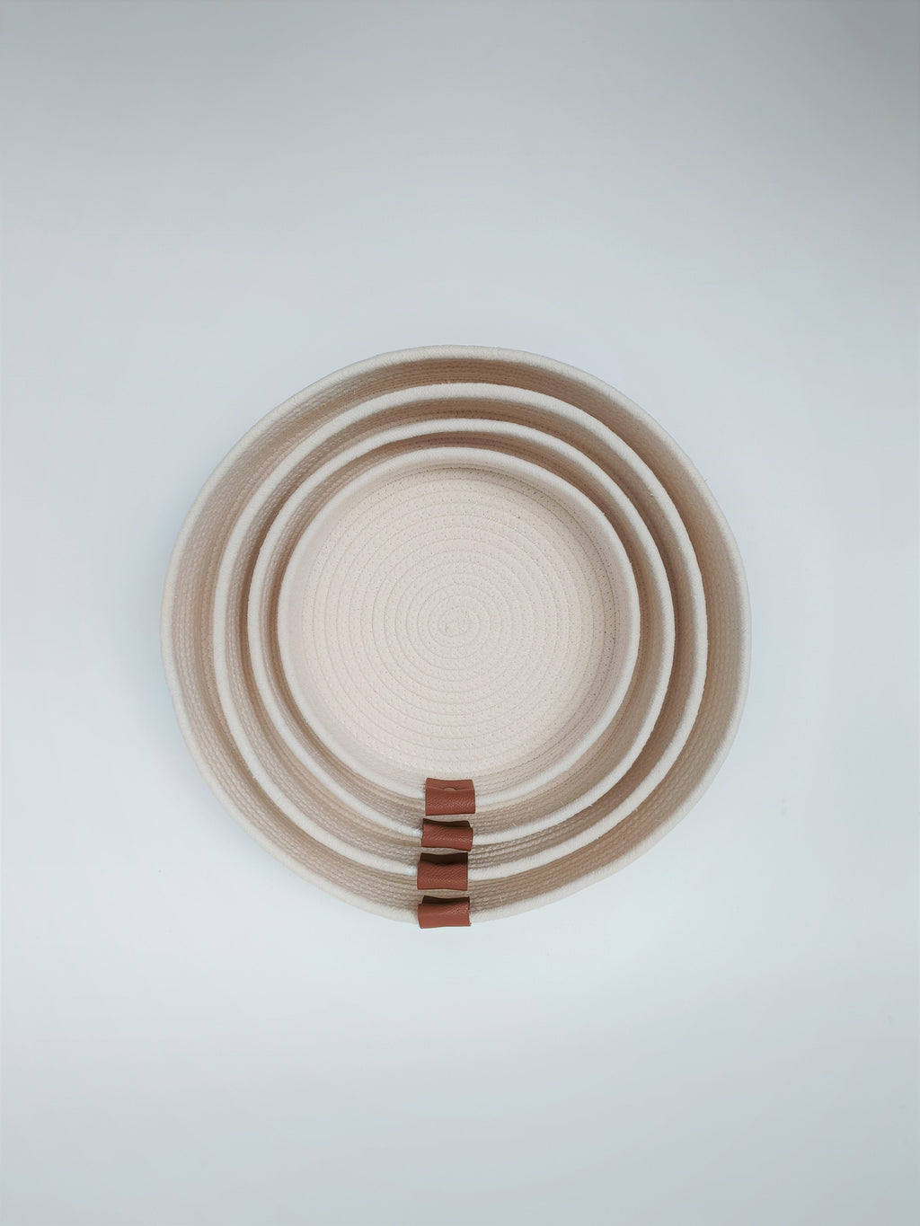 Cotton-rope basket tray