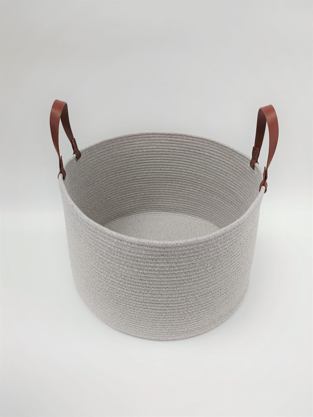 Cotton rope storage basket