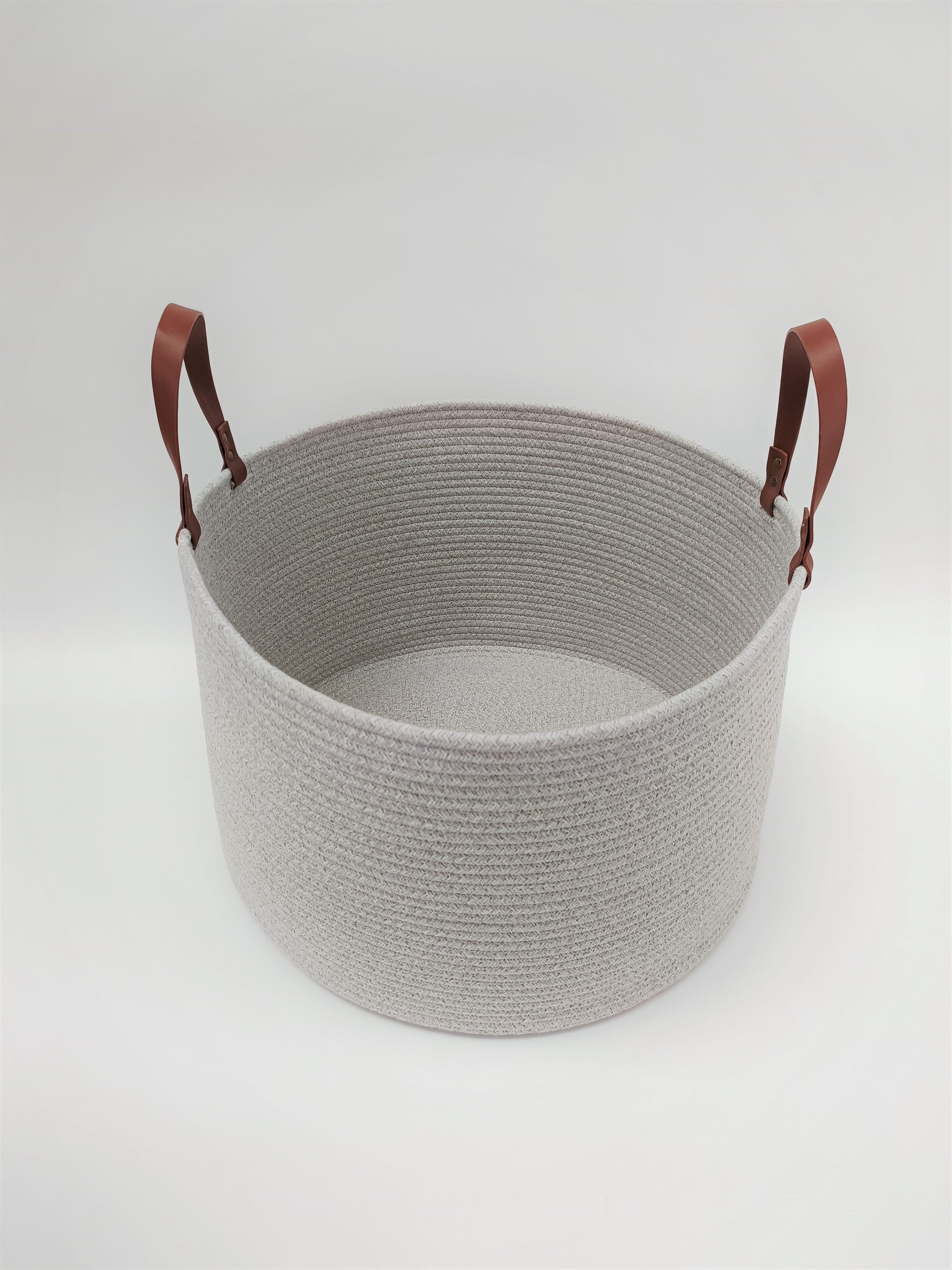Cotton rope storage basket