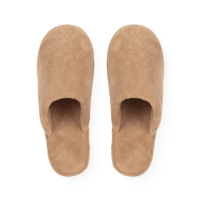 Soft sole velvet indoor slippers