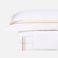 Embroiled cover set (beige-gold framed)