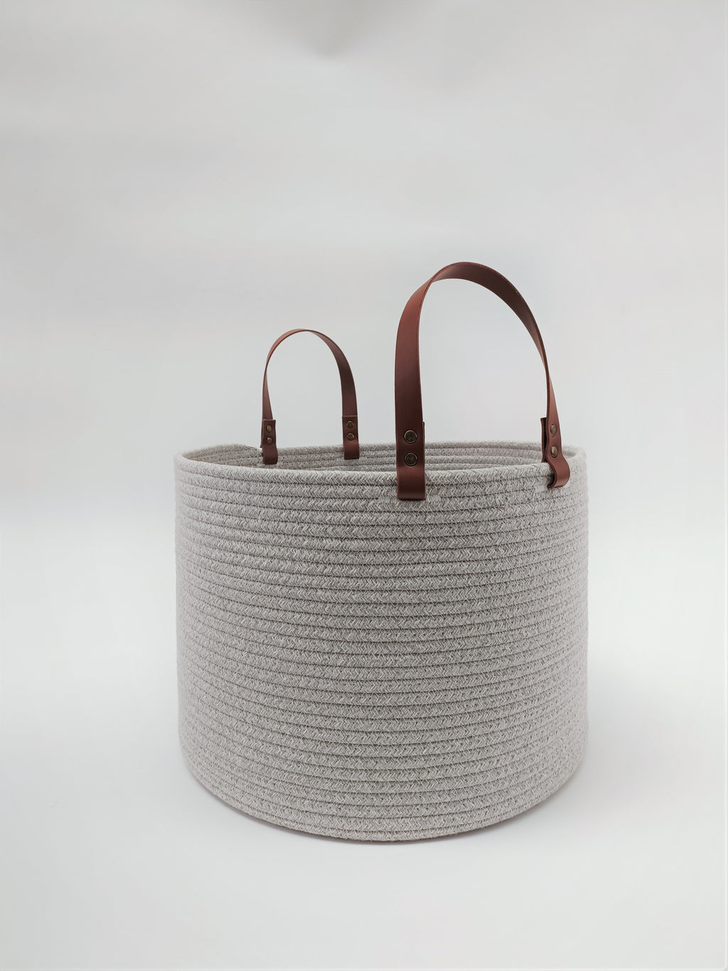 Cotton rope storage basket