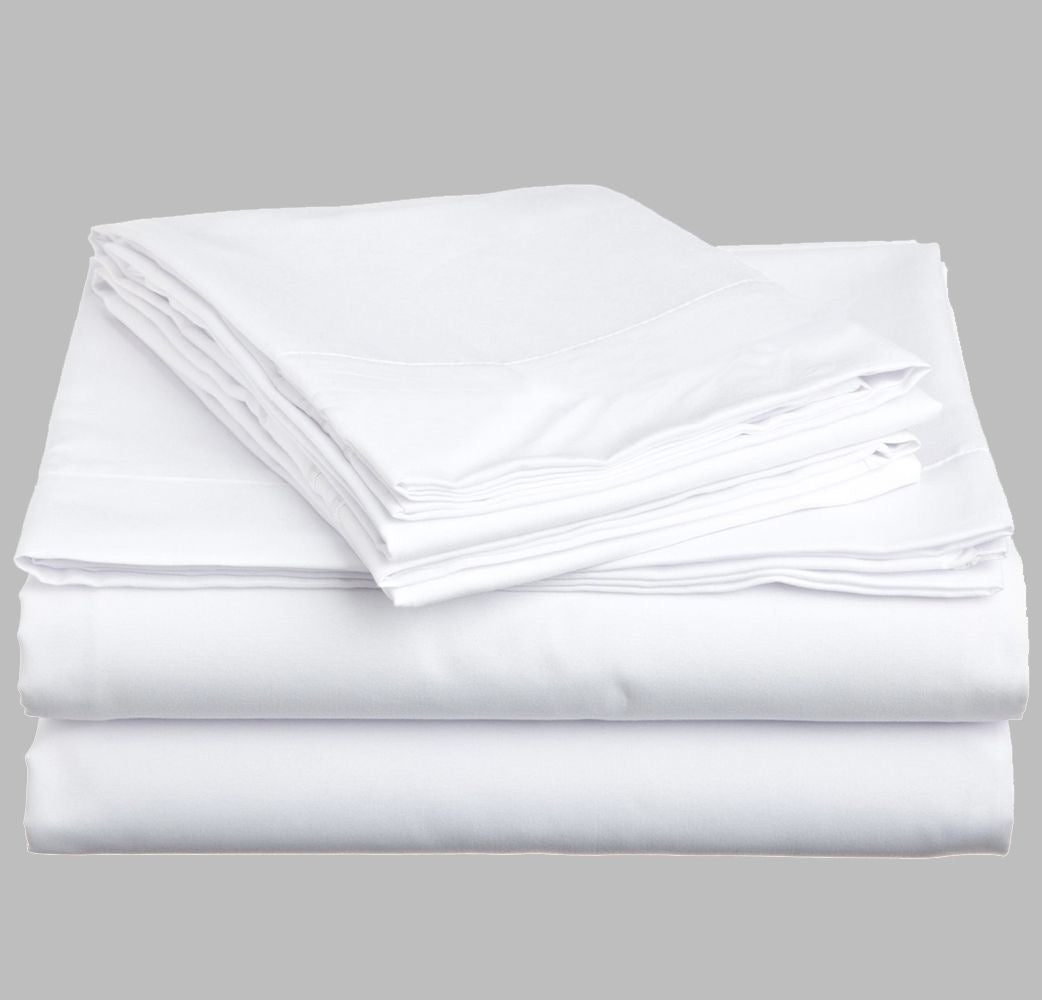 Flat sheet plain satin