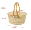 Picnic basket with handles