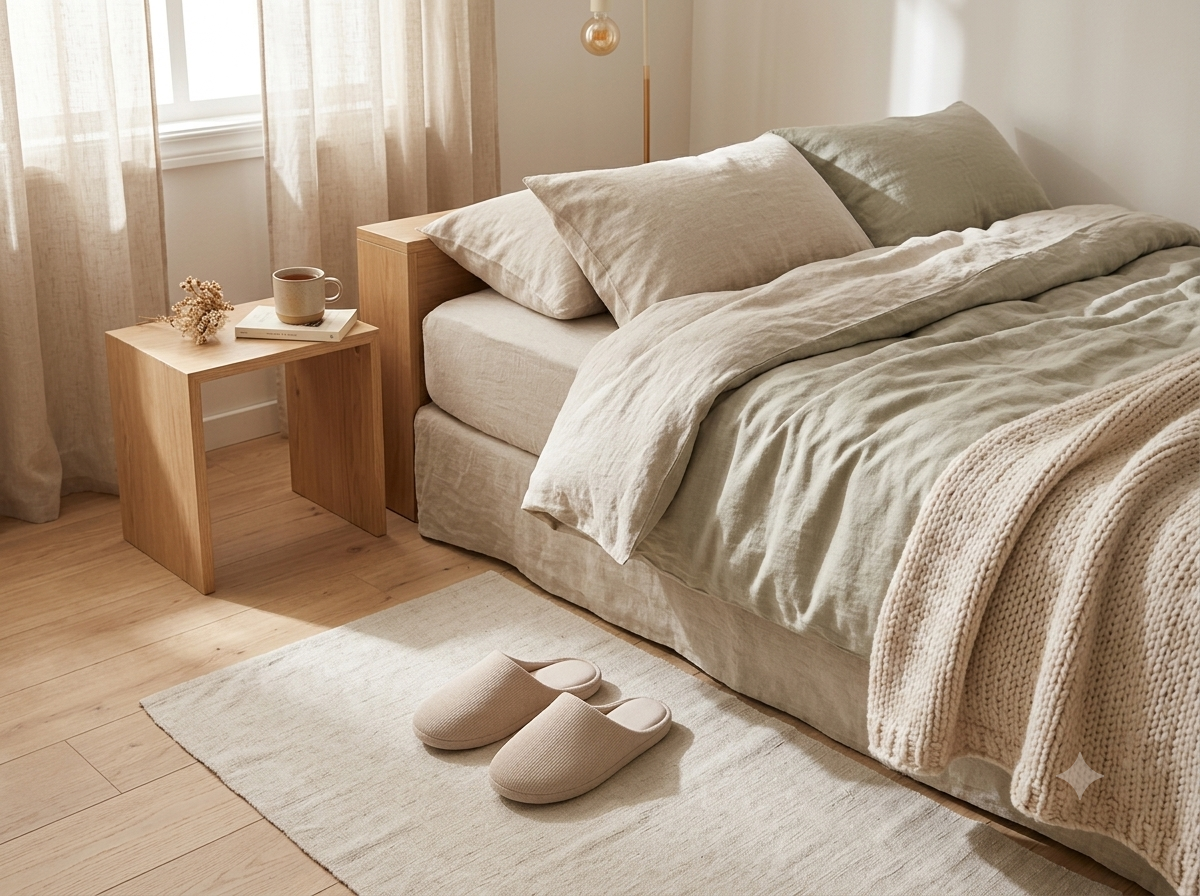 Japanese soft sole silent Indoor slippers